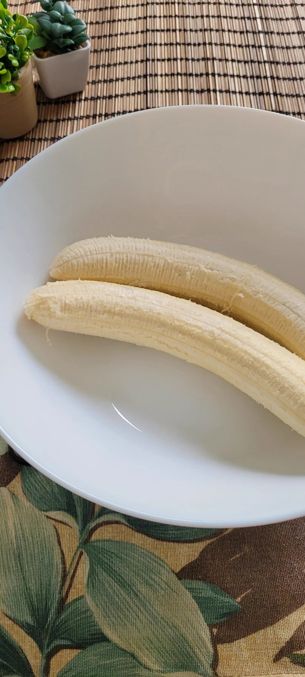 Banana bread batter being mixed before baking